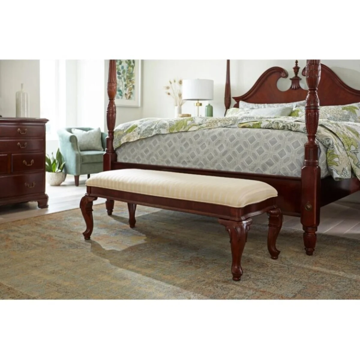 Cherry Grove Bed Bench Chairs & Benches American Drew 4
