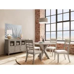 Round Dining Table Dining Tables Brown 18