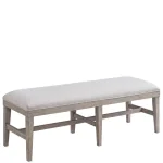 58″ Uph Dining Bench 1in Chairs & Benches Brown 15