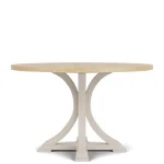 Round Dining Table Dining Tables Aged White/wheat 13