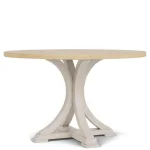 Round Dining Table Dining Tables Aged White/wheat 14