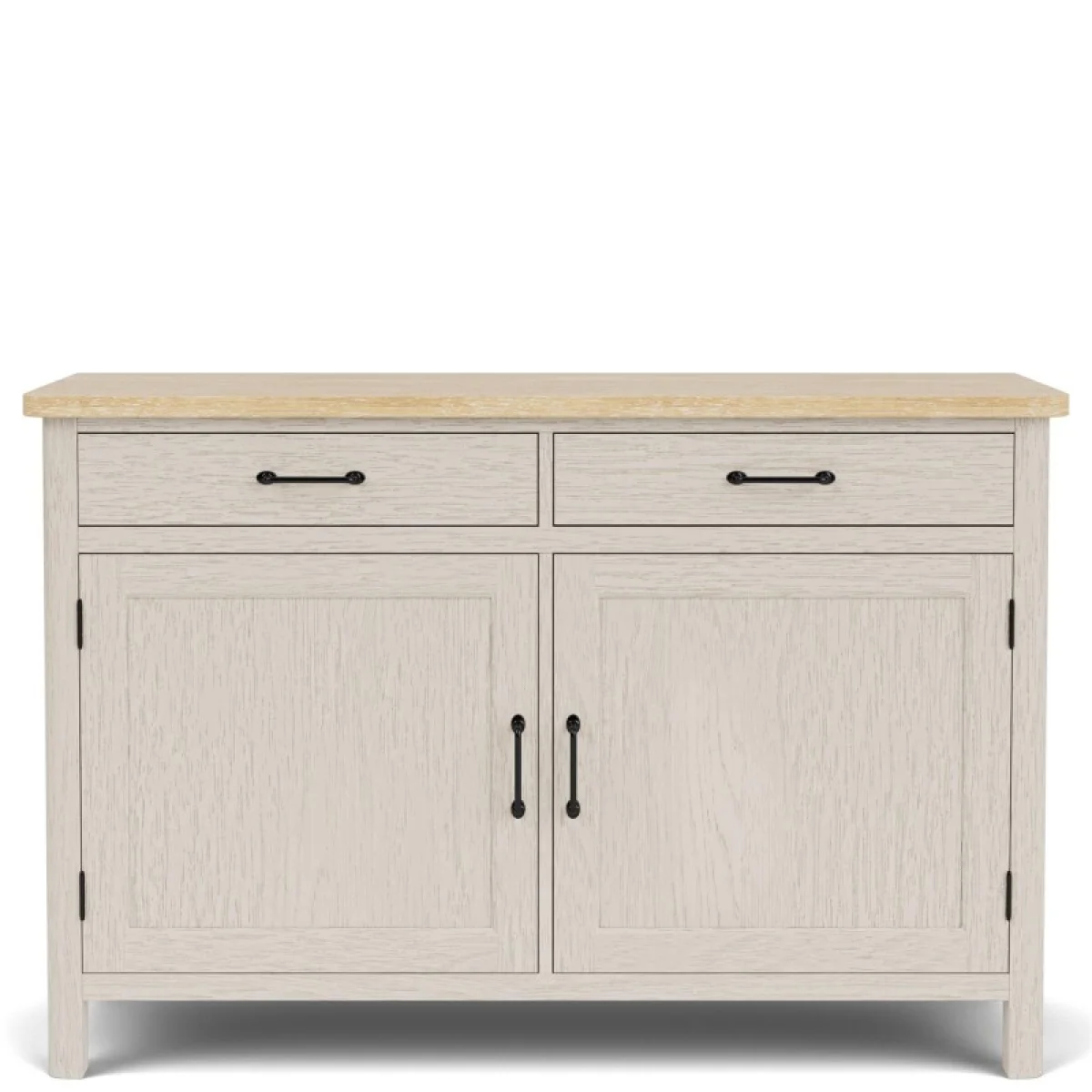 Buffet Dining Storage Aged White/wheat 6