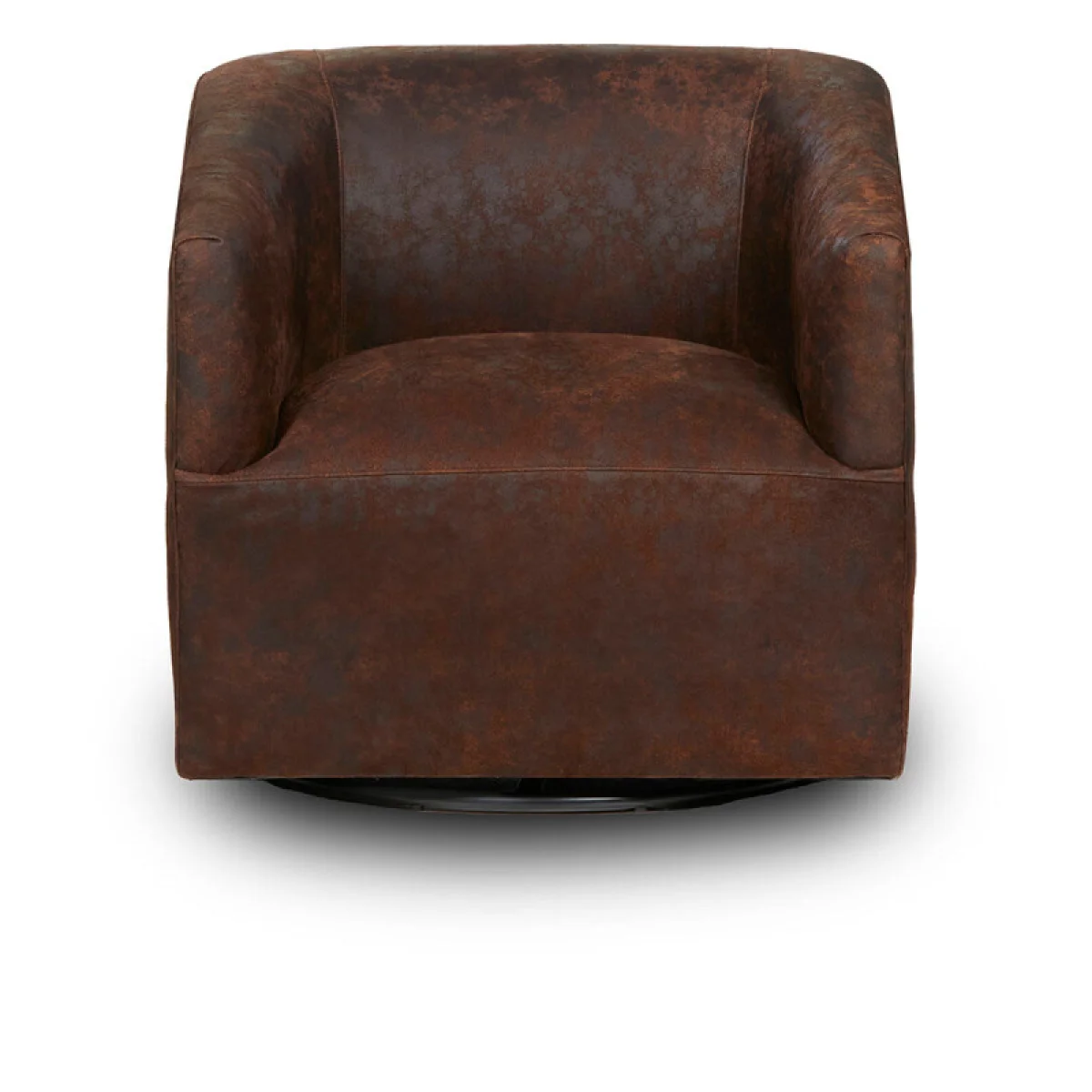 Chloe Leather Swivel Chair – Outpost Nativo Chairs Brown 6