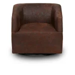 Chloe Leather Swivel Chair – Outpost Nativo Chairs Brown 10