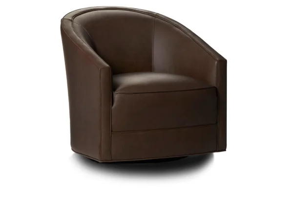 Chloe Leather Swivel Chair – Outpost Nativo Chairs Brown 13