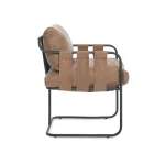 Toluca Leather Stationary Accent Chair Chairs Chairs 13