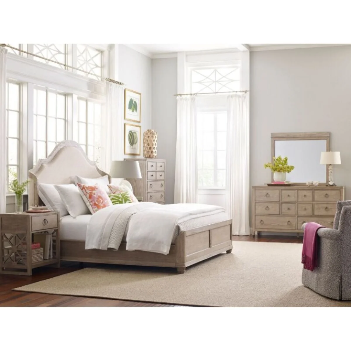 Vista Haven Shelter Queen Bed Complete Beds American Drew 4