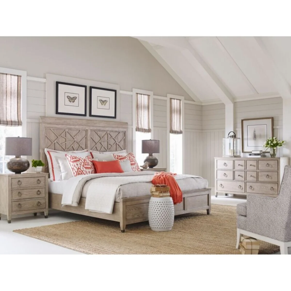 Vista Altamonte King Bed Complete Beds American Drew 6