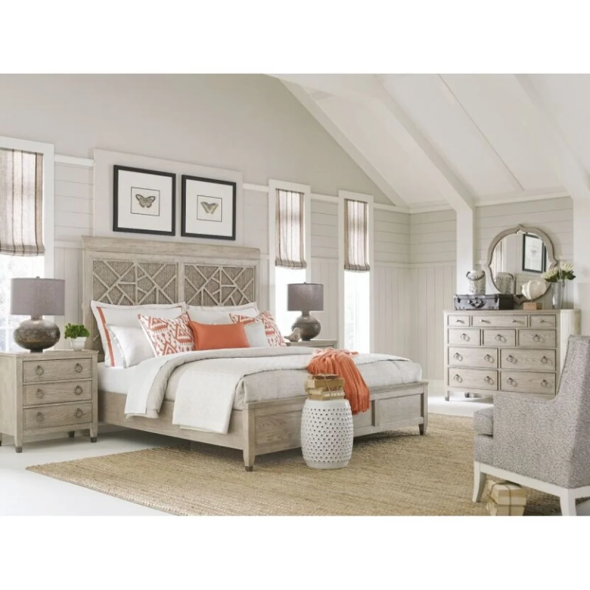 Vista Altamonte King Bed Complete Beds American Drew 7