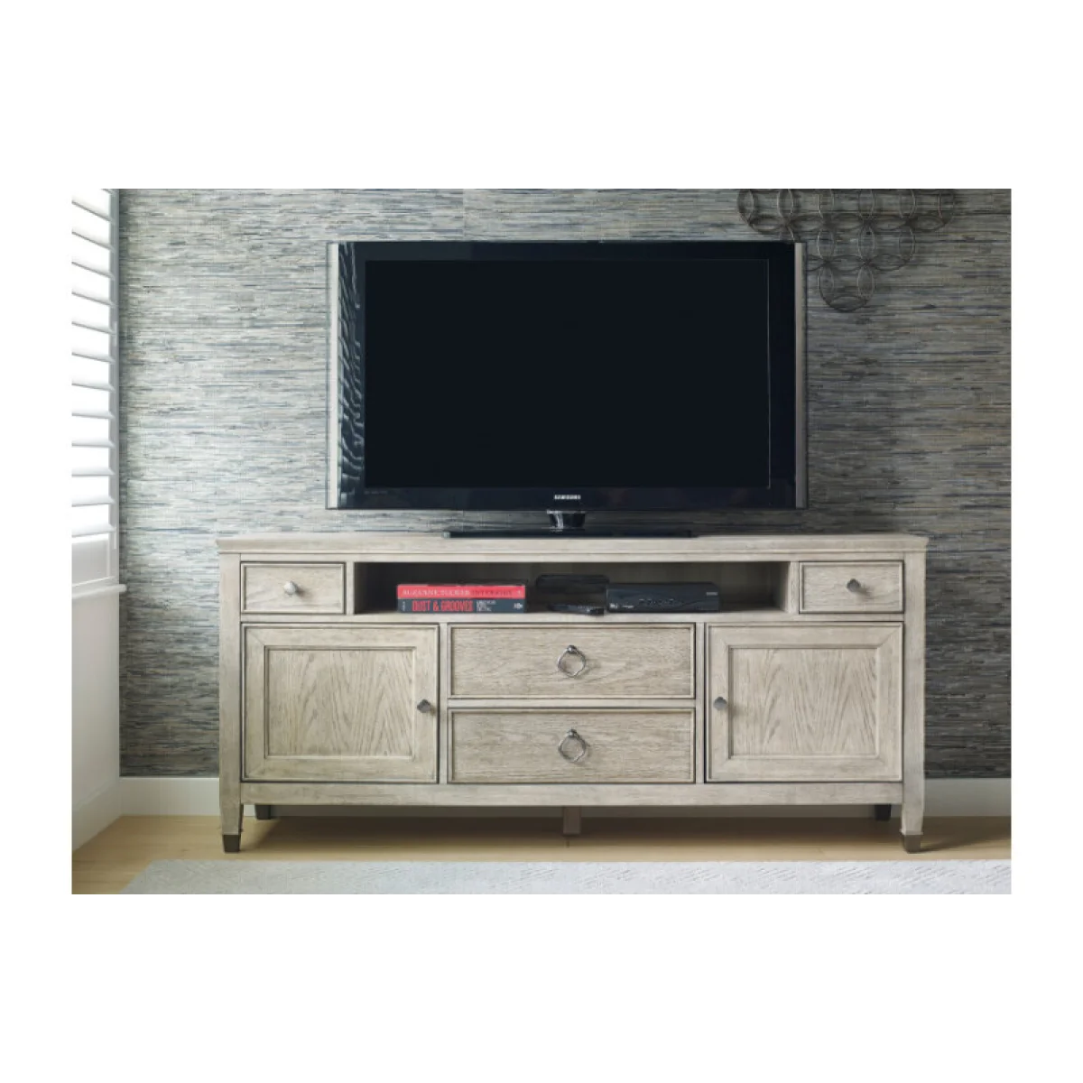 Vista Biscayne Entertainment Console Entertainment Stands black 6