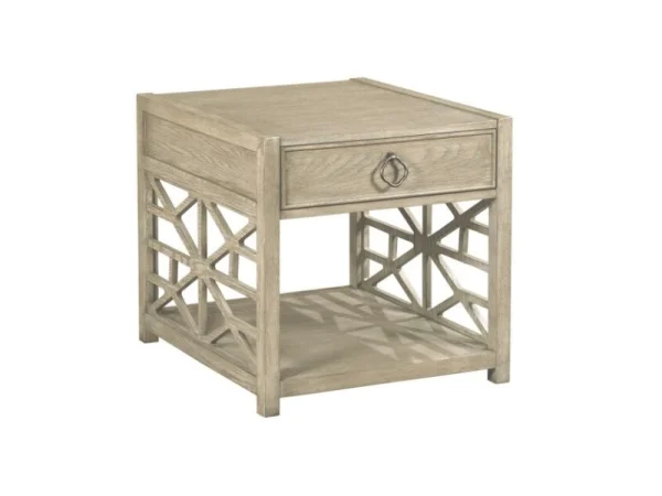 Vista Biscayne Drawer End Table End tables black