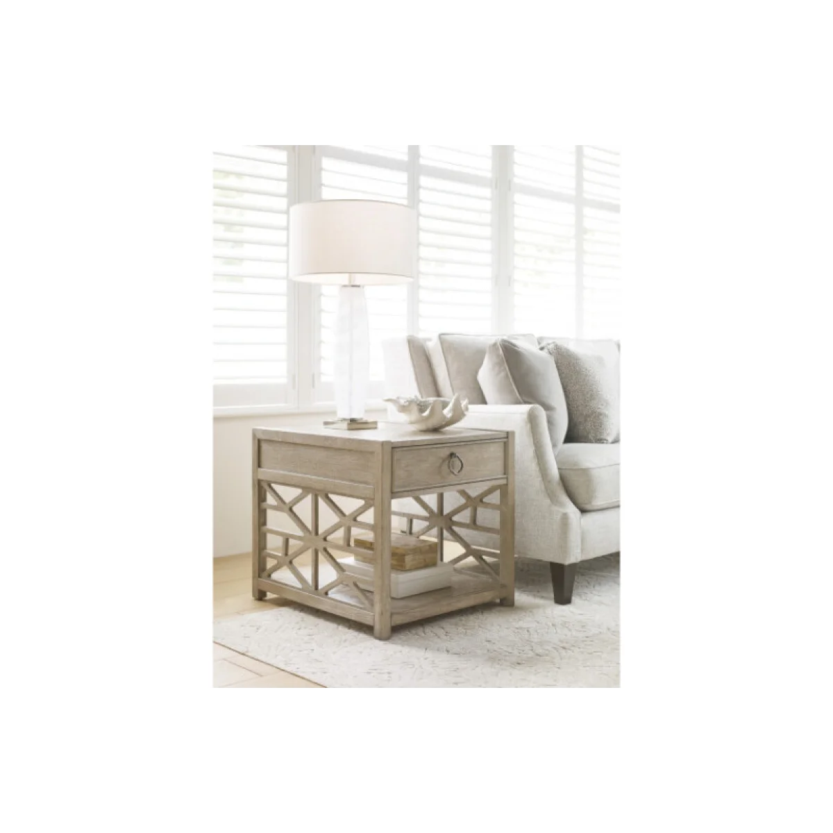 Vista Biscayne Drawer End Table End tables black 6