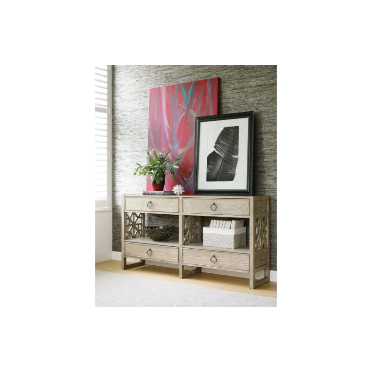 Vista Biscayne Hall Console Console Tables black 6