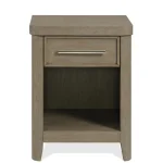 1-drawer Nightstand Nightstands Brown 24