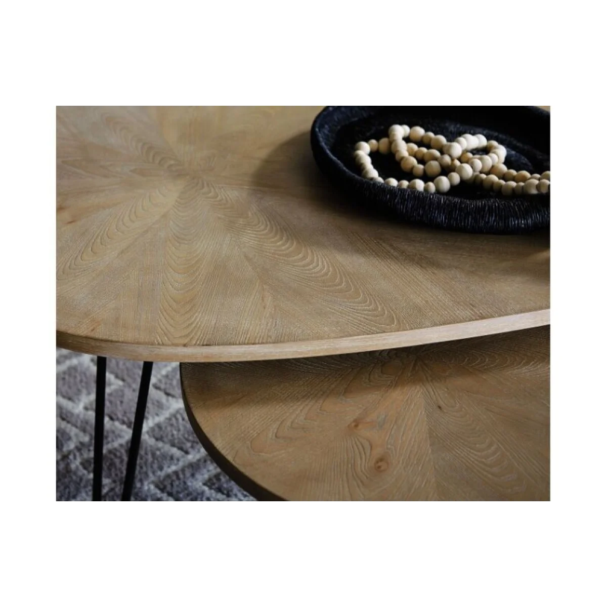 Oblique Bunching Cocktail Table Cocktail & Coffee Tables black 6
