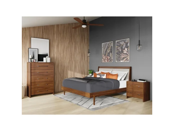 2 Drawer Nightstand Nightstands Brown 4