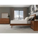 2 Drawer Nightstand Nightstands Brown 25
