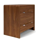 2 Drawer Nightstand Nightstands Brown 28
