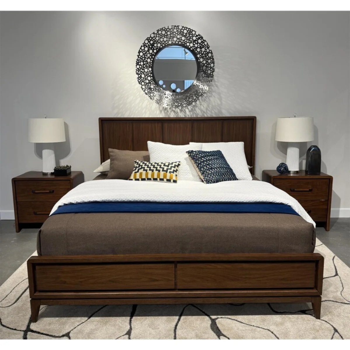 2 Drawer Nightstand Nightstands Brown 18