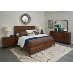 2 Drawer Nightstand Nightstands Brown 35