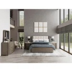 3 Drawer Ns Stone Top Nightstands Brown 34
