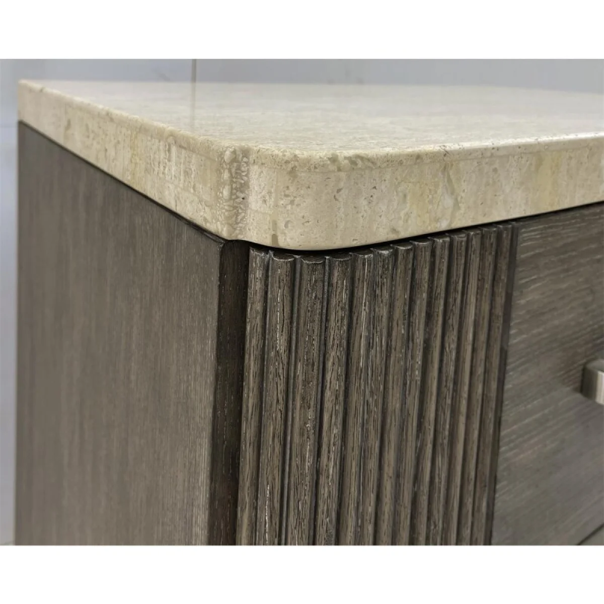 3 Drawer Ns Stone Top Nightstands Brown 9