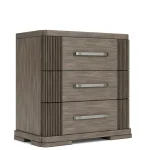 3 Drawer Nightstand Nightstands Brown 26