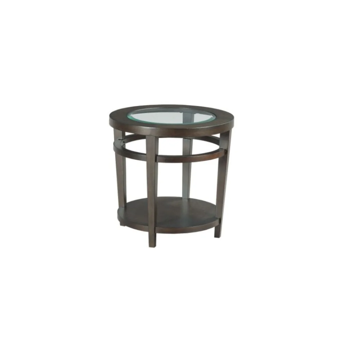 Urbana Round End Table End tables Brown 4