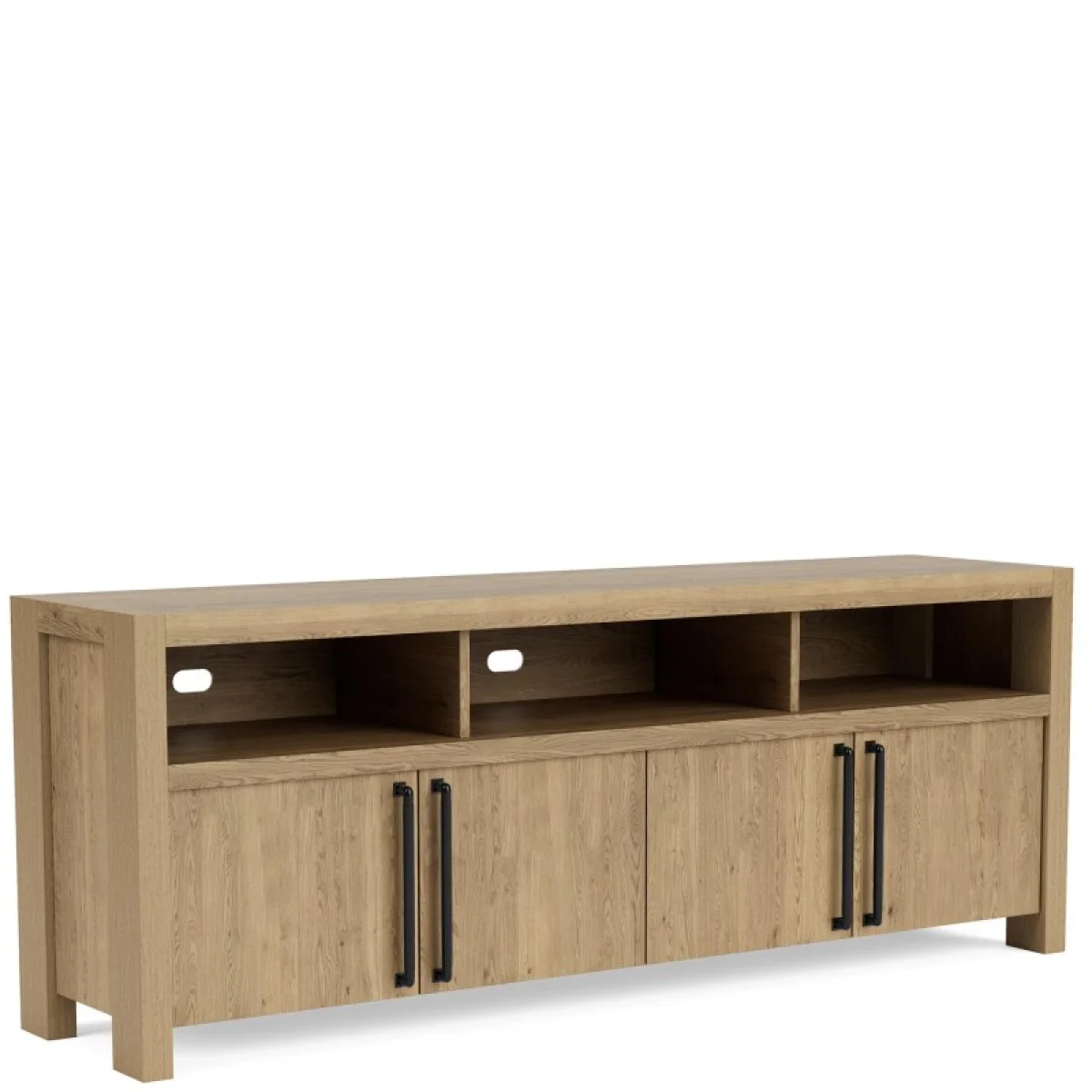 Media Console Entertainment Stands Brown 13