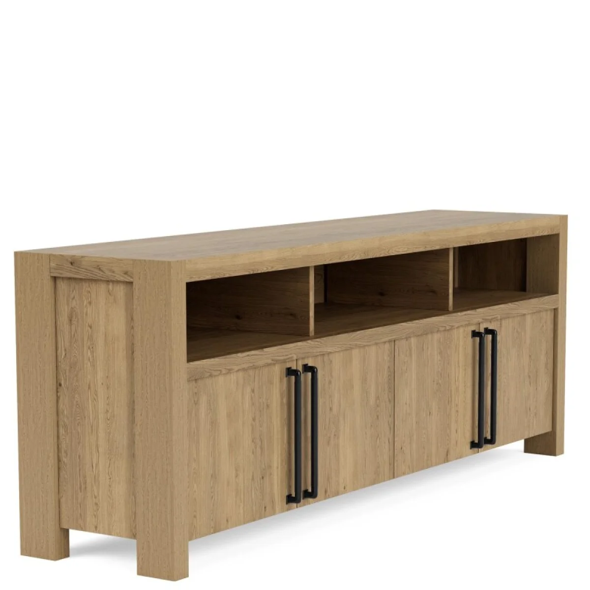 Media Console Entertainment Stands Brown 14