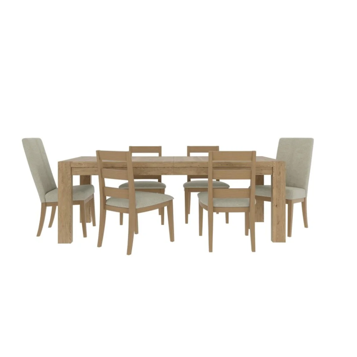 Rectangle Dining Table Dining Tables Brown 17