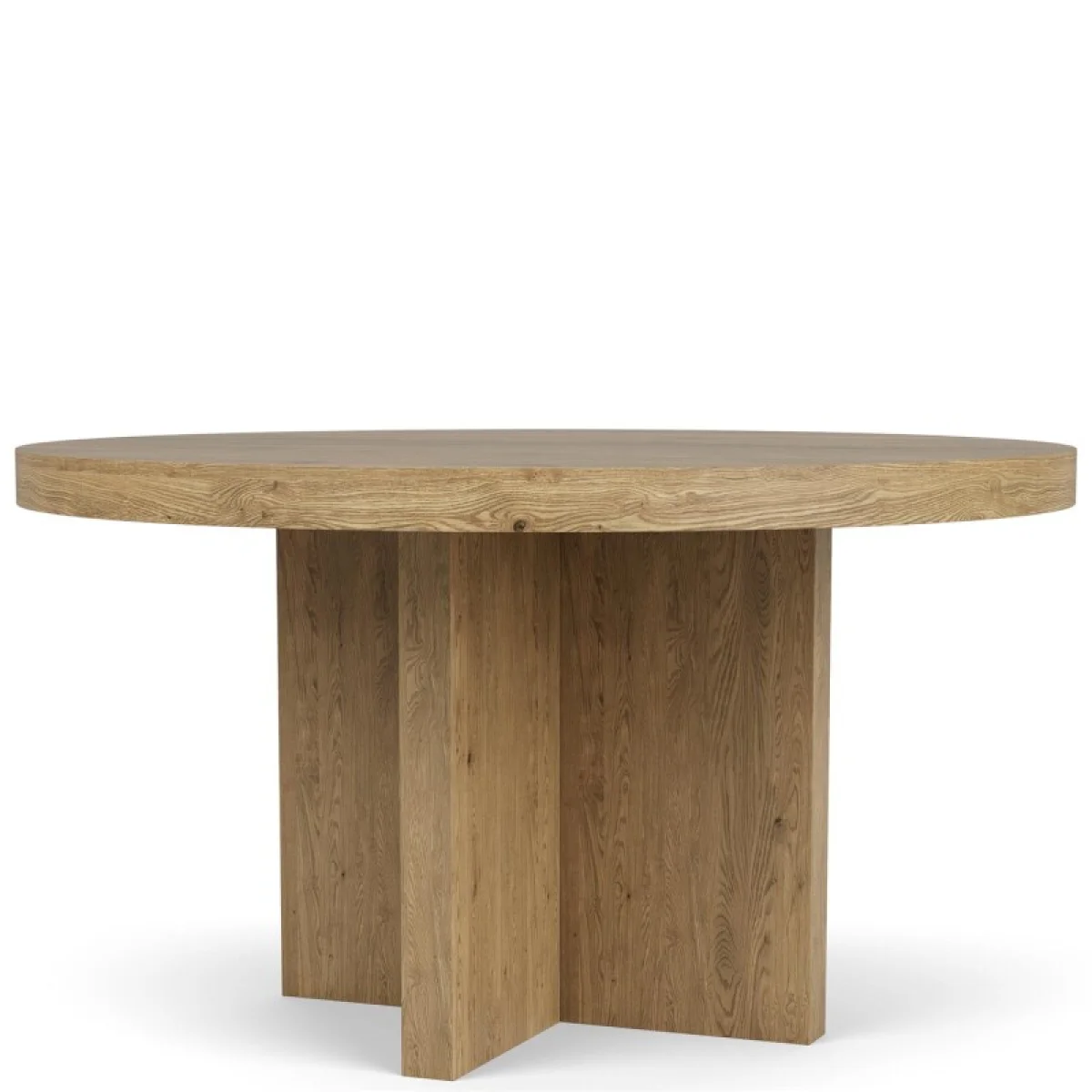 54″ Round Table Dining Tables Brown 11