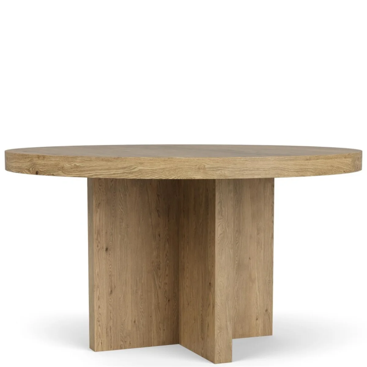 54″ Round Table Dining Tables Brown 12