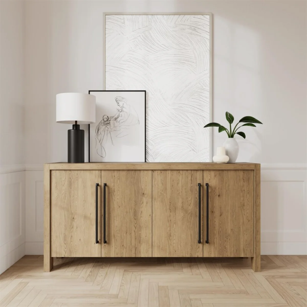 Server Dining Storage Brown 9