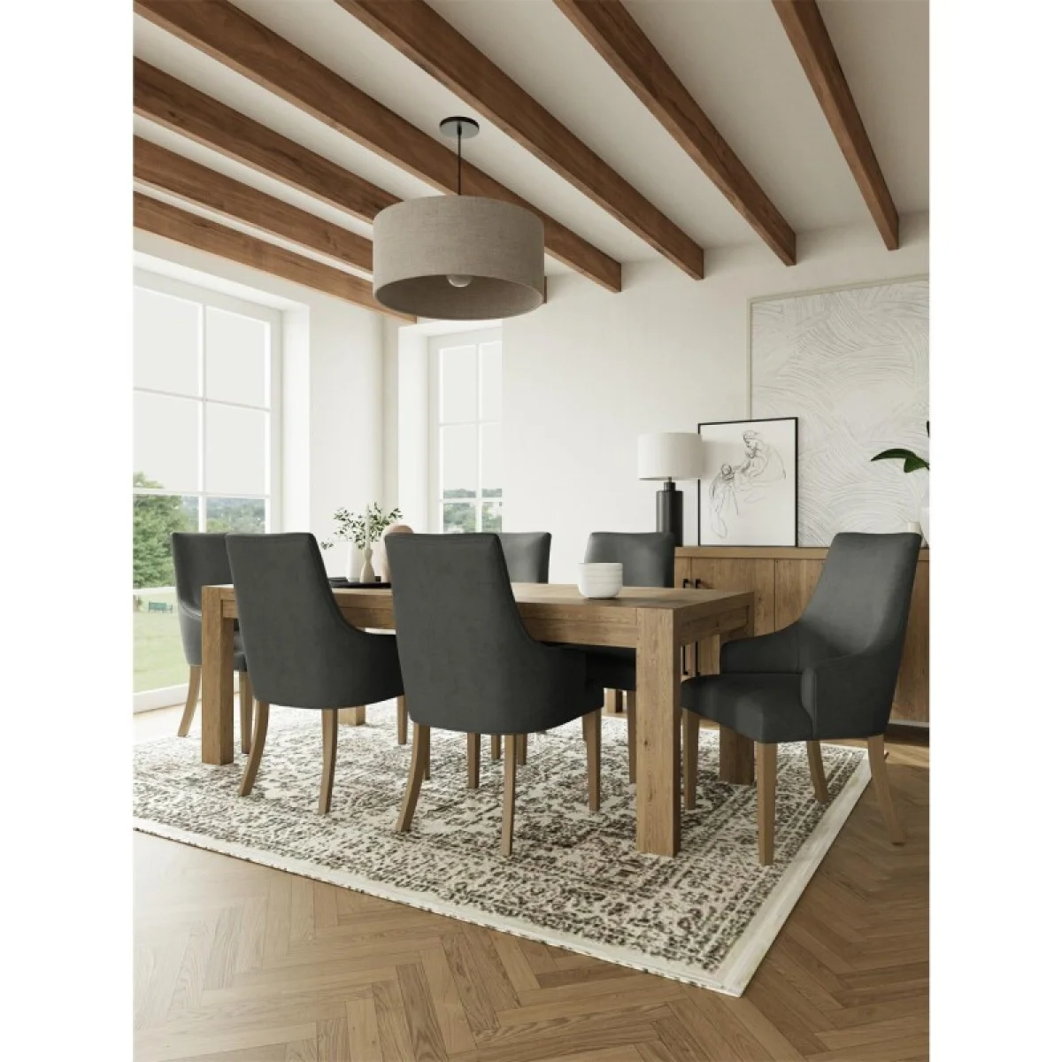 Server Dining Storage Brown 16