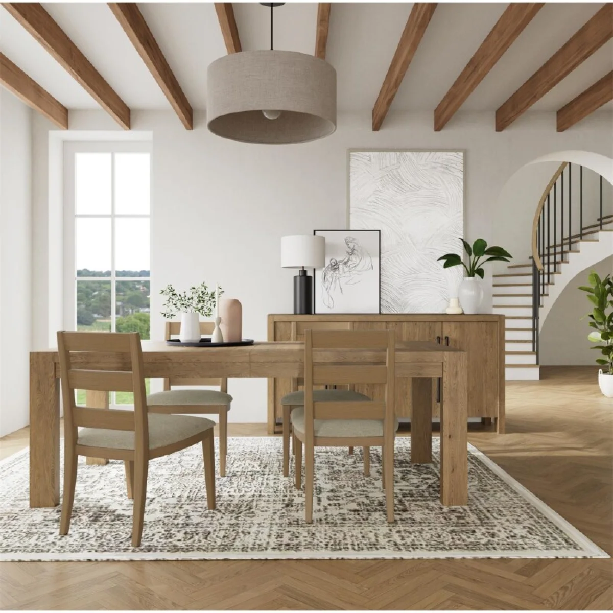 Uph Seat Side Chair 2in Chairs & Benches Brown 4