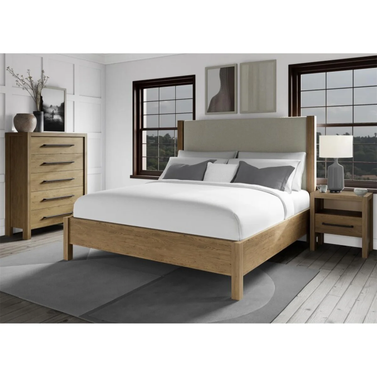 1-drawer Nightstand Nightstands Brown 10