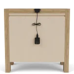 3-drawer Nightstand Nightstands Brown 18