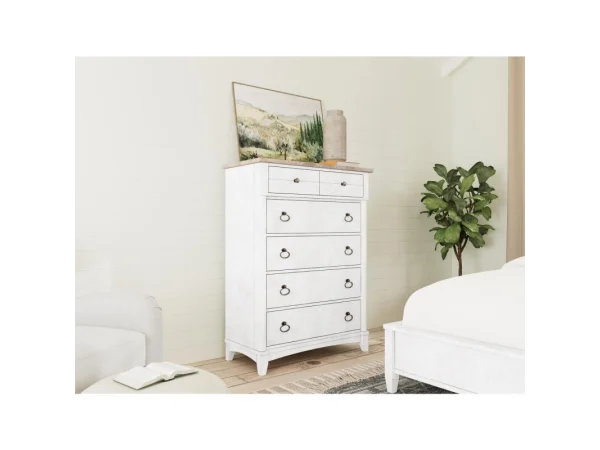 Five Drawer Chest Chests Aged Cotton