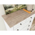 Five Drawer Chest Chests Aged Cotton 36