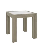 Glass Top End Table End tables Cream 14