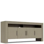 Media Console Entertainment Stands Cream 19