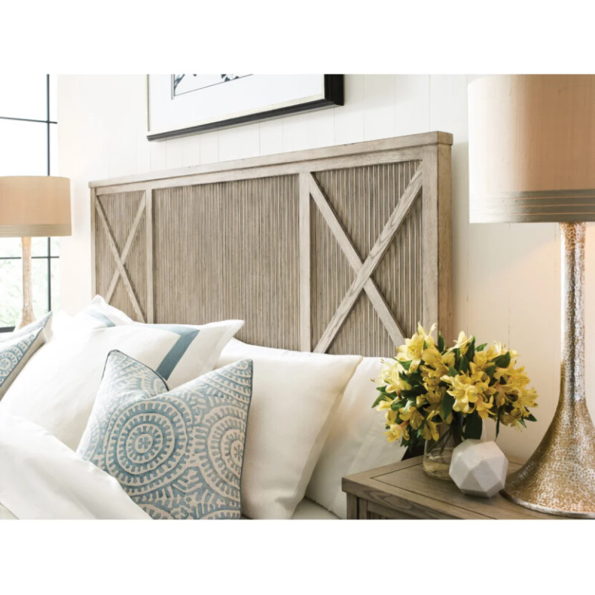 West Fork Canton Panel Queen Bed Complete Beds American Drew 6