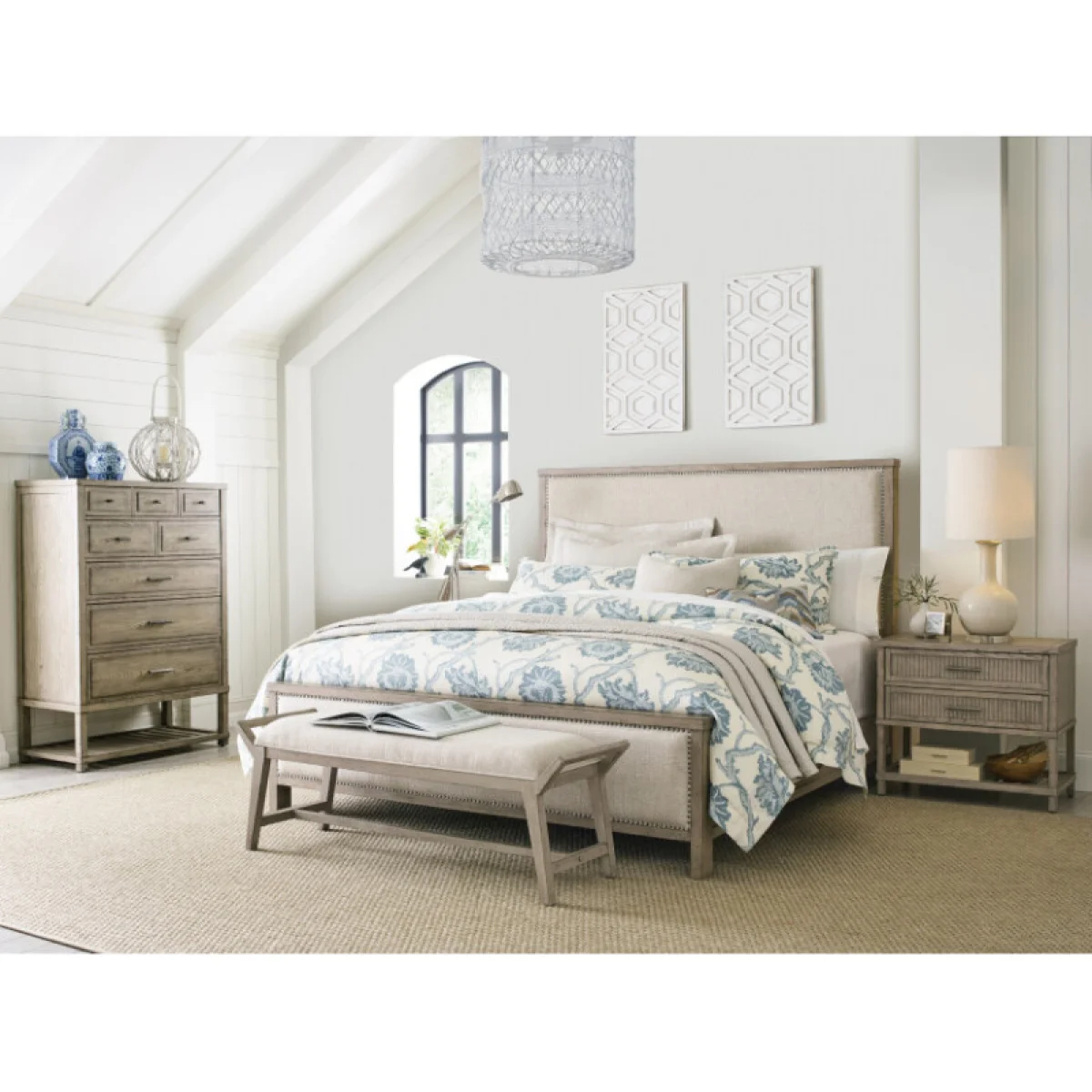 West Fork Jacksonville Cal King Bed Complete Beds American Drew 4