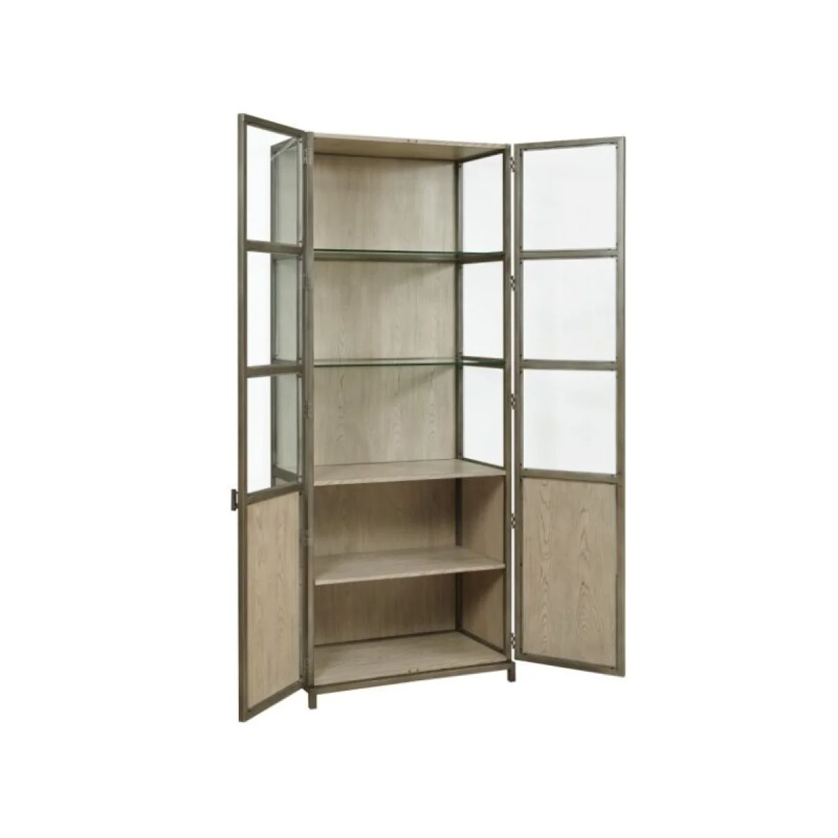 West Fork Blackwell Display Cabinet Dining Storage American Drew 4