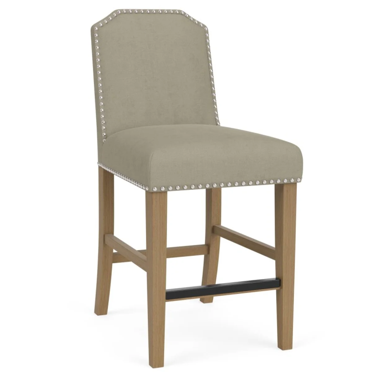 Cliped Top Uph Stl 2in-sd Barstools Barstools 9