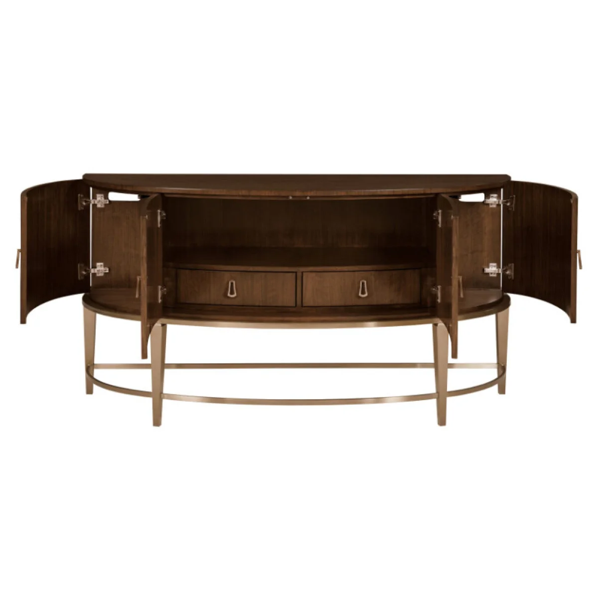Vantage Gardner Demilune Sideboard Dining Storage American Drew 7