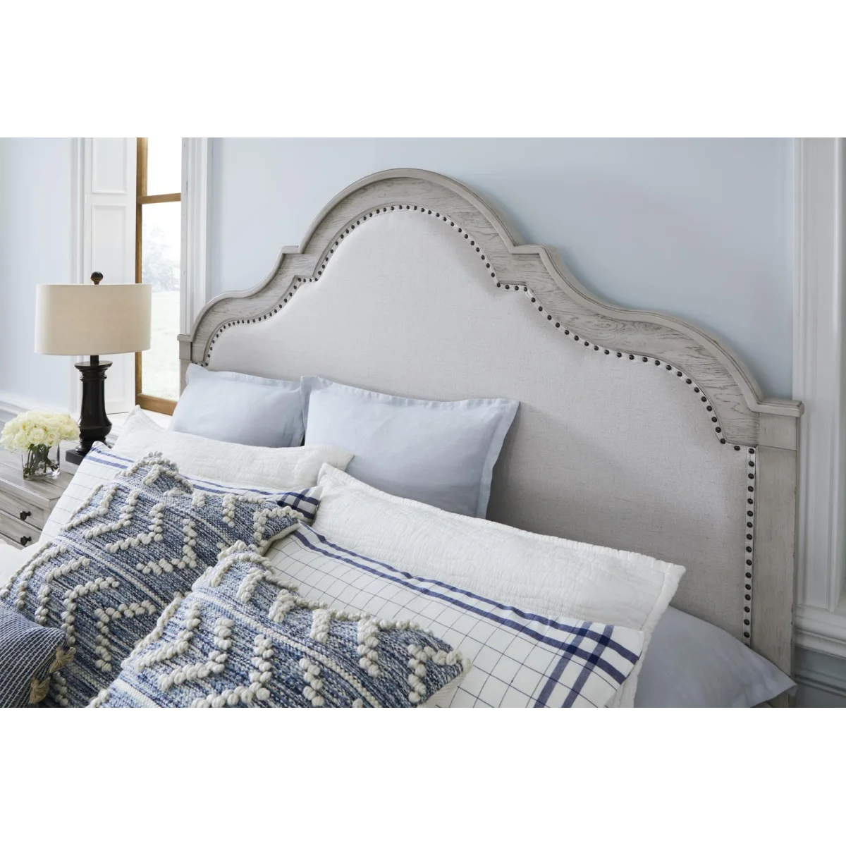 Upholstered Panel Bed Ck 6/0 Beds Beds 8