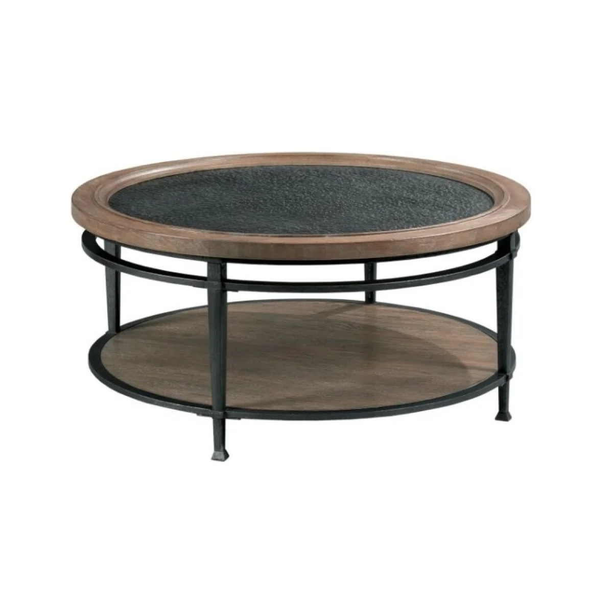 Austin Round Coffee Table Cocktail & Coffee Tables Brown 4