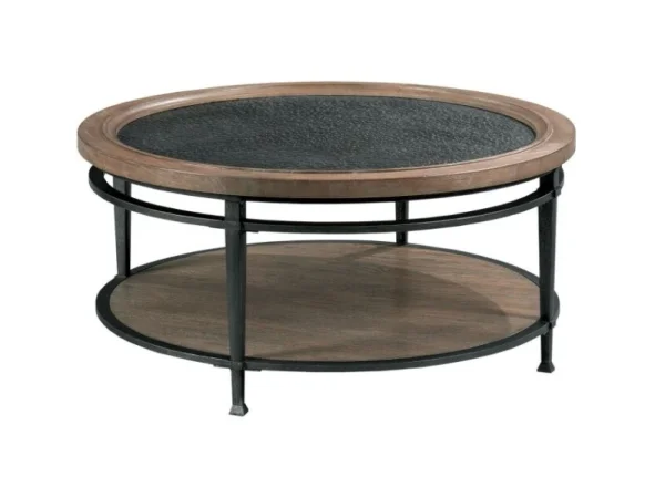 Austin Round Coffee Table Cocktail & Coffee Tables Brown